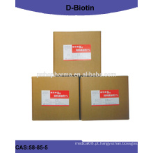 Pó de D-Biotina / biotina (vitamina h) de alta qualidade com pureza USP / EP 99%